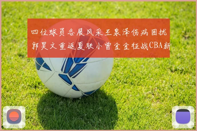 四位球员各展风采王泉泽伤病困扰郭昊文重返夏联小曾金金征战CBA新赛季